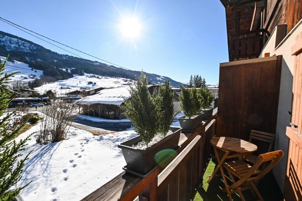 Le Balcon Des Neiges Leilighet Praz-sur-Arly Eksteriør bilde